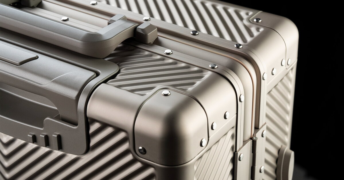 Titanium suitcase is made for tough travel